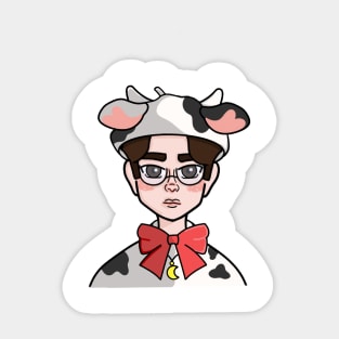 Cow Boy Sticker